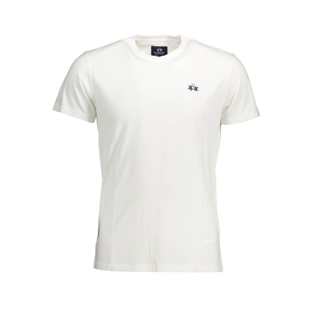 La Martina White Cotton T-Shirt