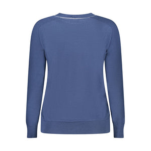 North Sails Blue Cotton Women Sweater