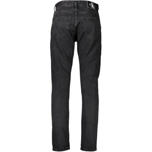 Calvin Klein Black Cotton Men Jeans