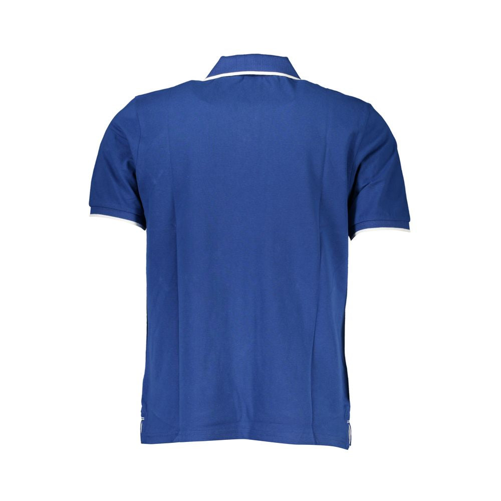 North Sails Blue Cotton Men Polo Shirt