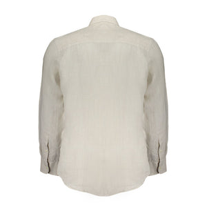 North Sails Beige Linen Men Shirt