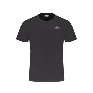 Kappa Black Cotton Men's T-Shirt
