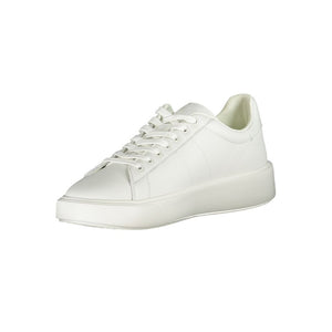 Blauer White Leather Men Sneaker