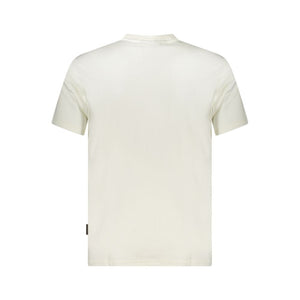 Napapijri White Cotton Men T-Shirt