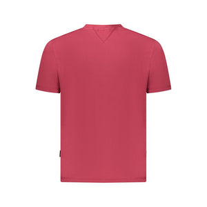 Napapijri Red Cotton Men T-Shirt