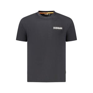 Napapijri Black Cotton Men T-Shirt