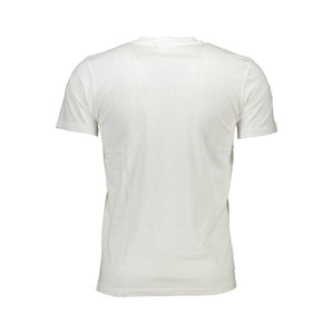 Sergio Tacchini White Cotton Men T-Shirt