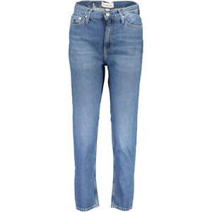 Calvin Klein Blue Cotton Women Jeans