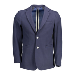 Gant Blue Cotton Men Jacket