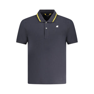 K-WAY Blue Cotton Men Polo
