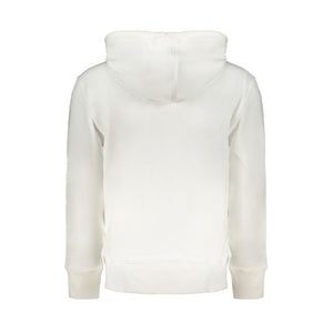 Calvin Klein White Cotton Men's Hooded Sweater