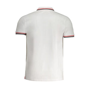 Cavalli Class Bianco Cotton Men Polo Shirt