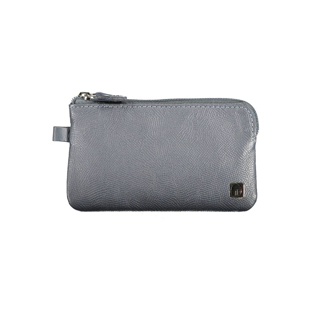 Sergio Tacchini Blue Leather Men Wallet