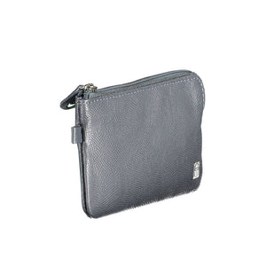 Sergio Tacchini Blue Leather Men Wallet