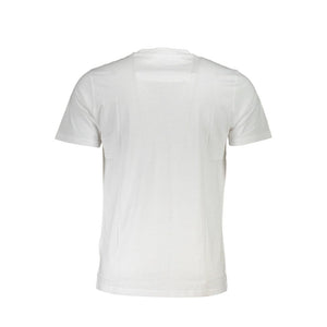 Cavalli Class Bianco Cotton Men T-Shirt