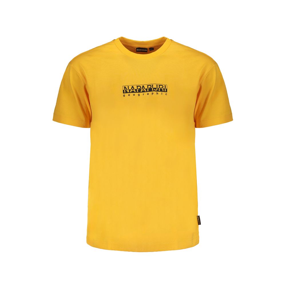 Napapijri Arancione Cotton Men T-Shirt
