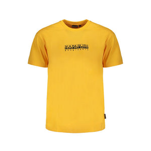 Napapijri Arancione Cotton Men T-Shirt