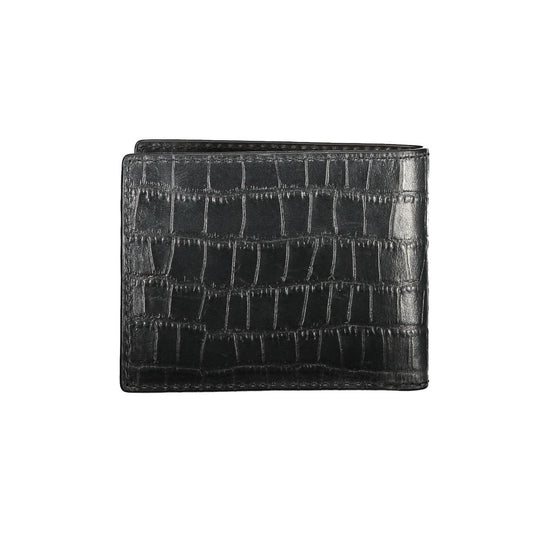 Tommy Hilfiger Black Leather Men Wallet