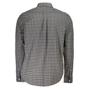 Timberland Blu Cotton Men Shirt