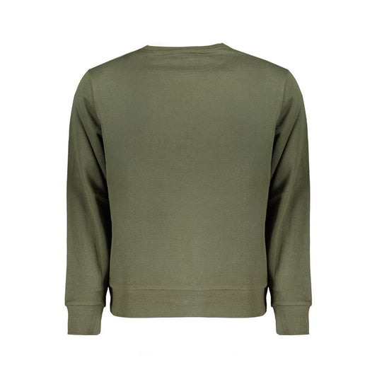 North Sails Green Cotton Men Sweater