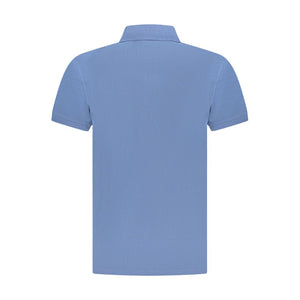 Timberland Blue Cotton Men Polo Shirt