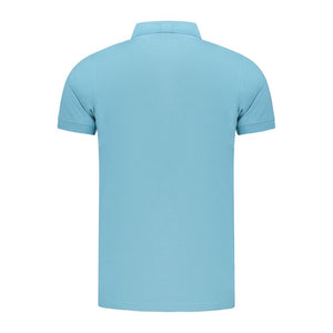 Norway 1963 Light Blue Cotton Men Polo Shirt