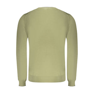 North Sails Green Cotton Men Sweater
