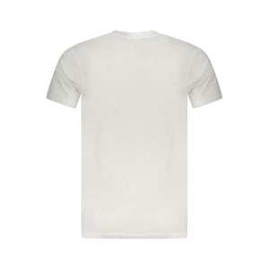 Cavalli Class White Cotton Men T-Shirt