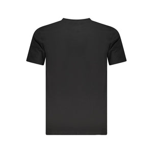 Cavalli Class Black Cotton Men T-Shirt