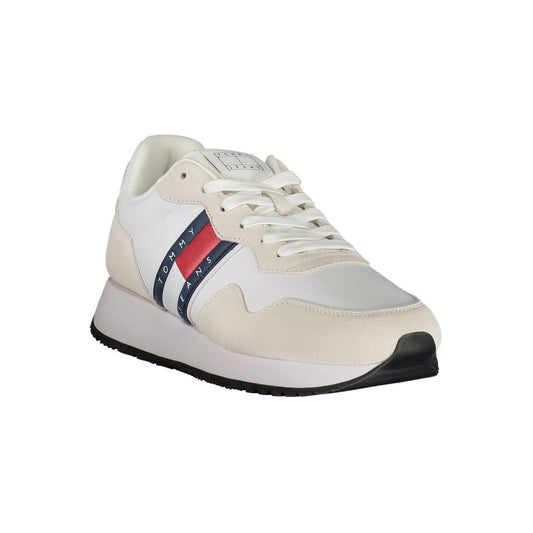 Tommy Hilfiger White Leather Men Sneaker