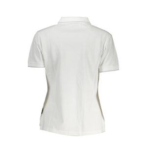 Napapijri White Cotton Women Polo Shirt