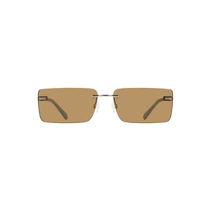 Calvin Klein Beige Metal Women Sunglass