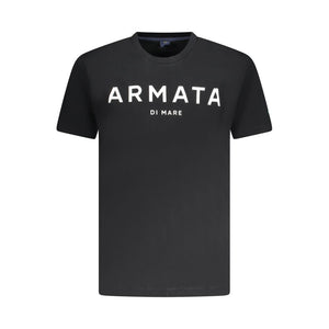Armata Di Mare Black Cotton Men T-Shirt