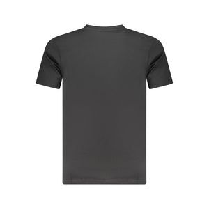 Cavalli Class Black Cotton Men T-Shirt