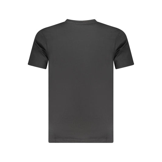 Cavalli Class Black Cotton Men T-Shirt