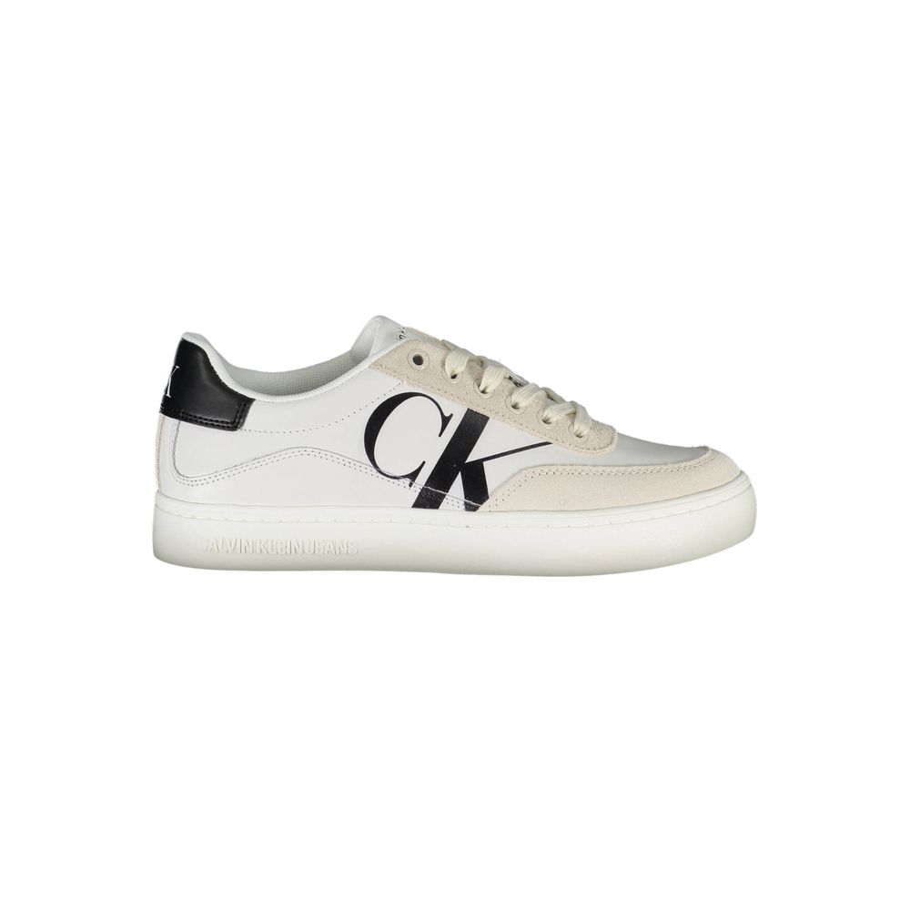 Calvin Klein Bianco Leather Women Sneaker