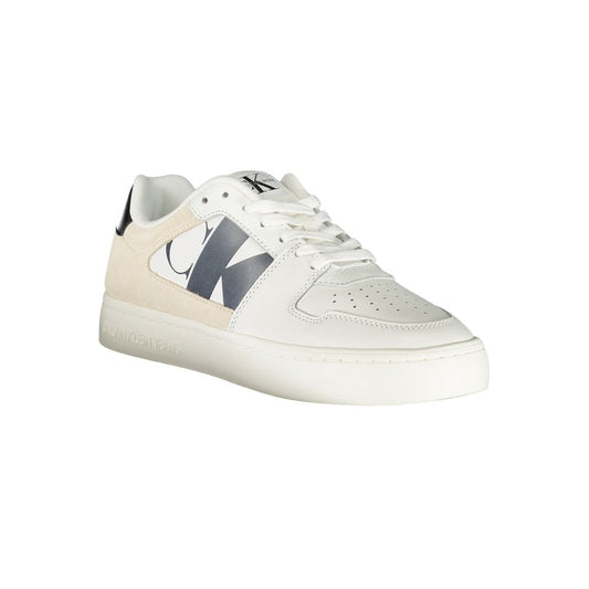 Calvin Klein White Polyurethane Women Sneaker