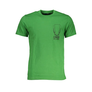 Cavalli Class Verde Cotton Men T-Shirt