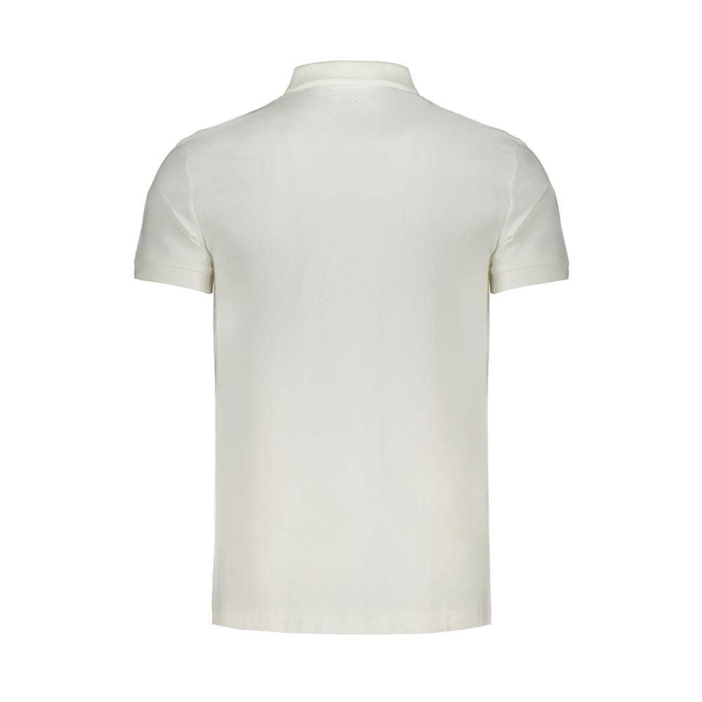 Calvin Klein Bianco Cotton Men Polo