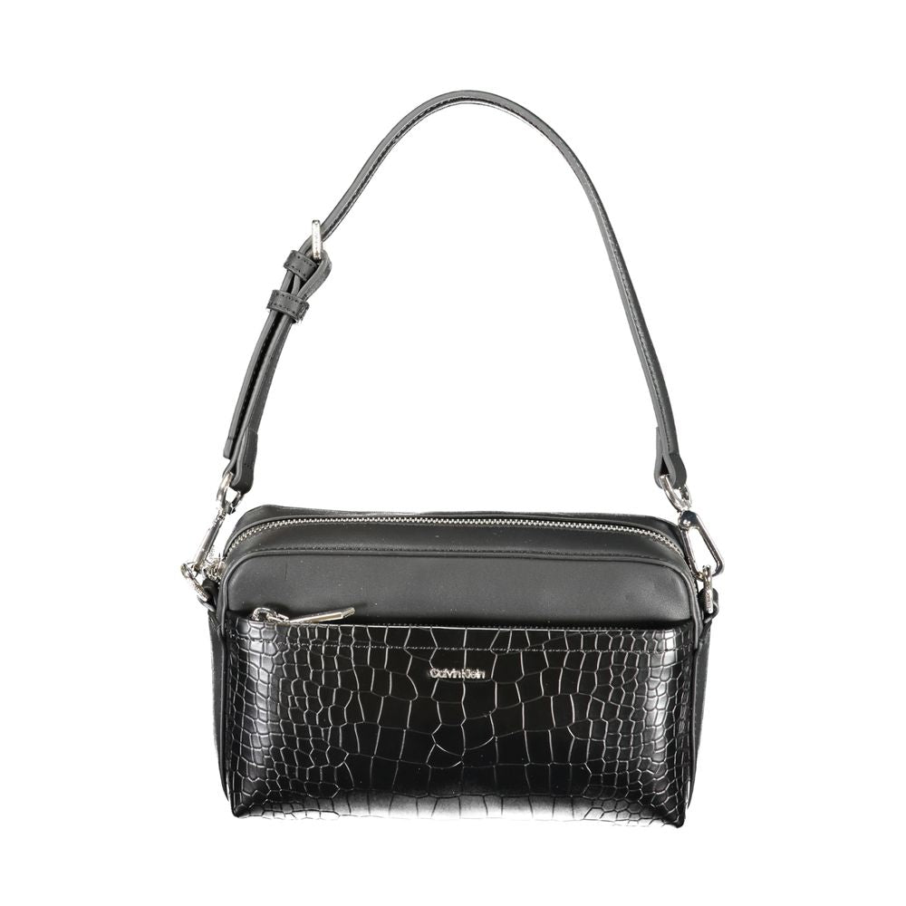 Calvin Klein Black Polyurethane Women's Handbag