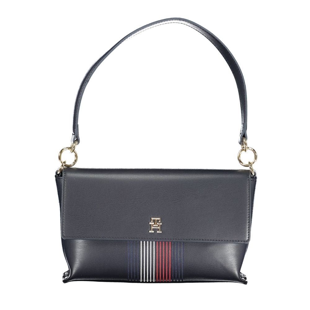 Tommy Hilfiger Blue Polyurethane Women Shoulder Bag