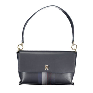 Tommy Hilfiger Blue Polyurethane Women Shoulder Bag