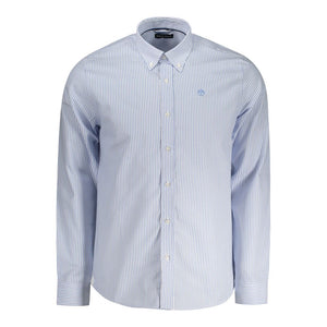 North Sails Light Blue Cotton Men Shirt