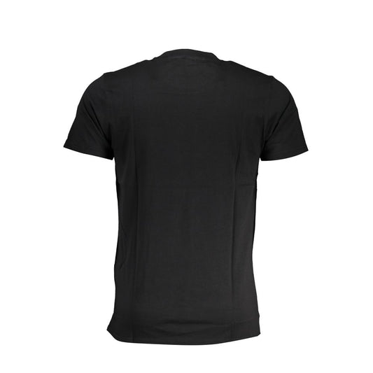 Cavalli Class Black Cotton Men T-Shirt