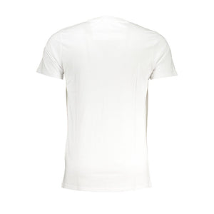 Cavalli Class Bianco Cotton Men T-Shirt