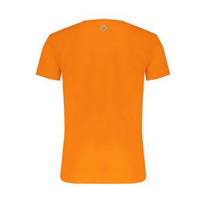Trussardi Arancione Cotton Men T-Shirt