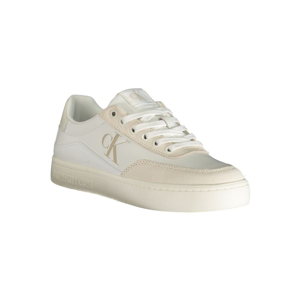 Calvin Klein Bianco Polyurethane Men Sneaker