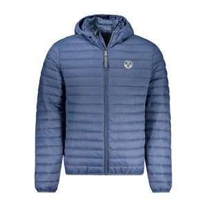 North Sails Blue Polyamide Men Jacket