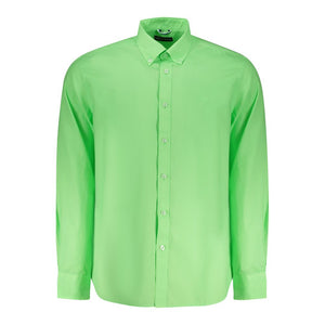 North Sails Green Cotton Men Shirt