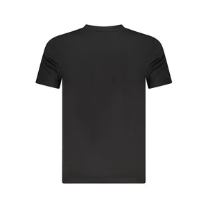 Cavalli Class Black Cotton Men T-Shirt